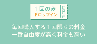 １回のみ支払う